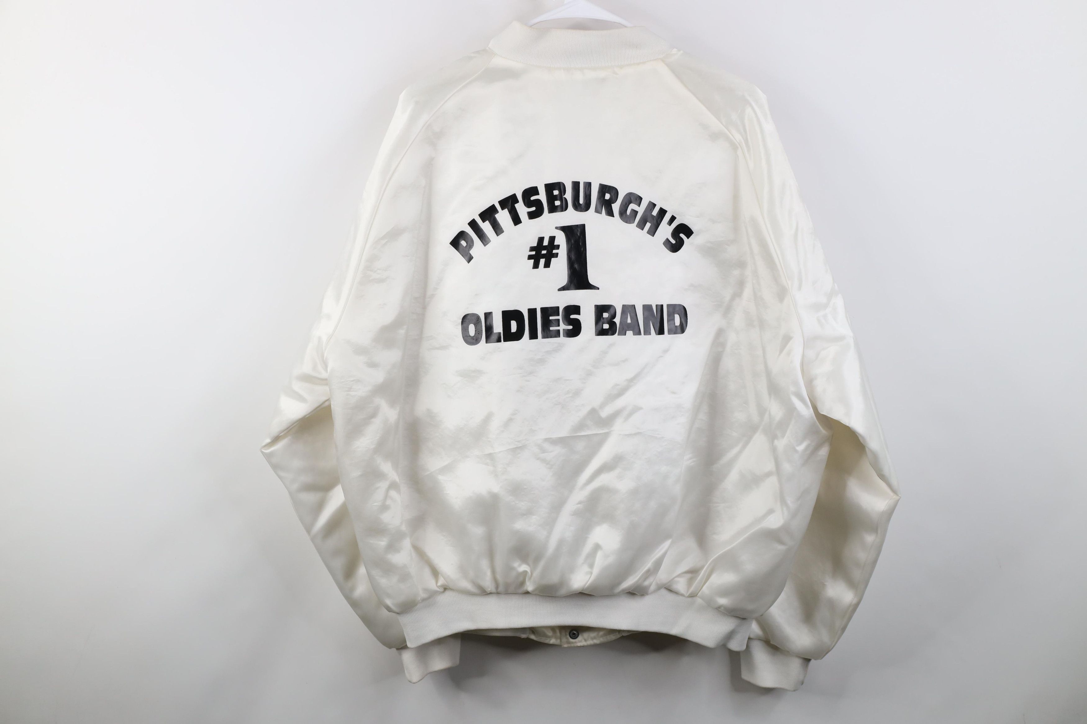 Vintage Vintage 80s Southside Jerry The Memories Band Bomber Jacket Size US XL / EU 56 / 4 - 14 Thumbnail