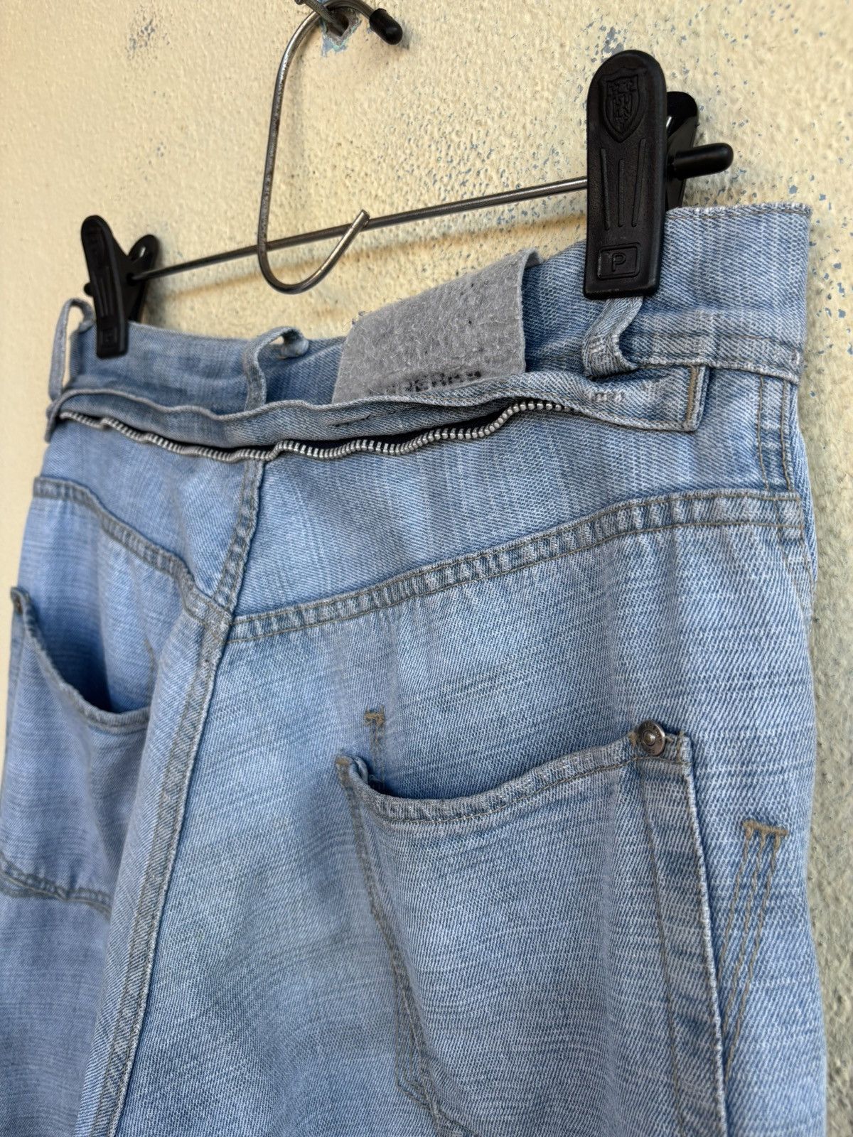 Japanese Brand Freaky Massive Bob Multipocket Baggy Denim Size US 30 / EU 46 - 8 Thumbnail