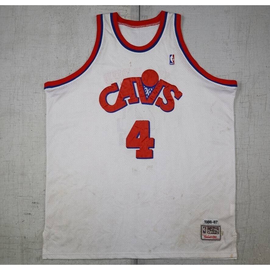 Mitchell & Ness Cleveland Cavaliers Ron Harper #4 Mitchell And Ness Cavs Size US XL / EU 56 / 4 - 1 Thumbnail