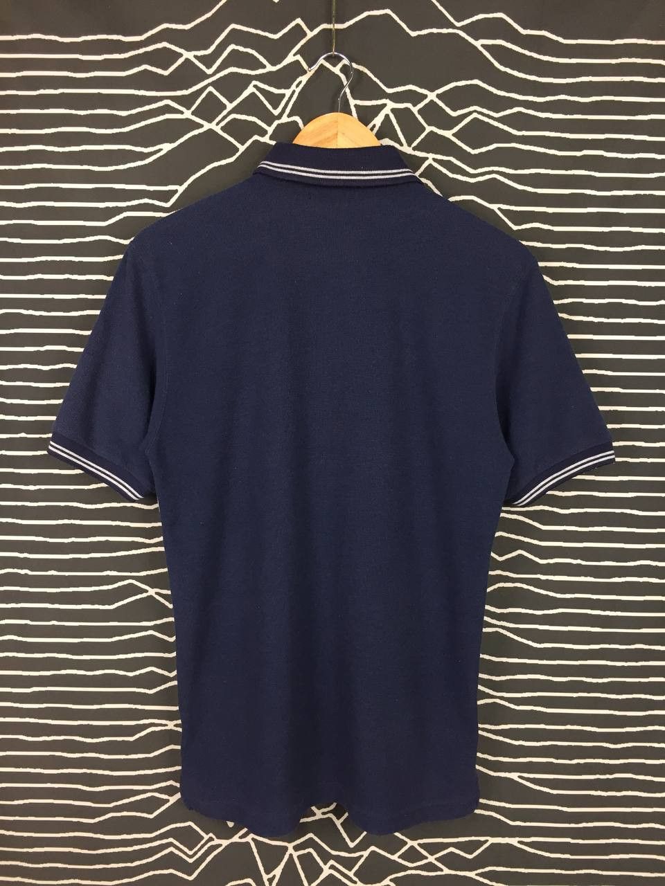 Vintage Vtg Ocean County Geometry World Embroidered Logo Polo Tee Size US M / EU 48-50 / 2 - 5 Thumbnail