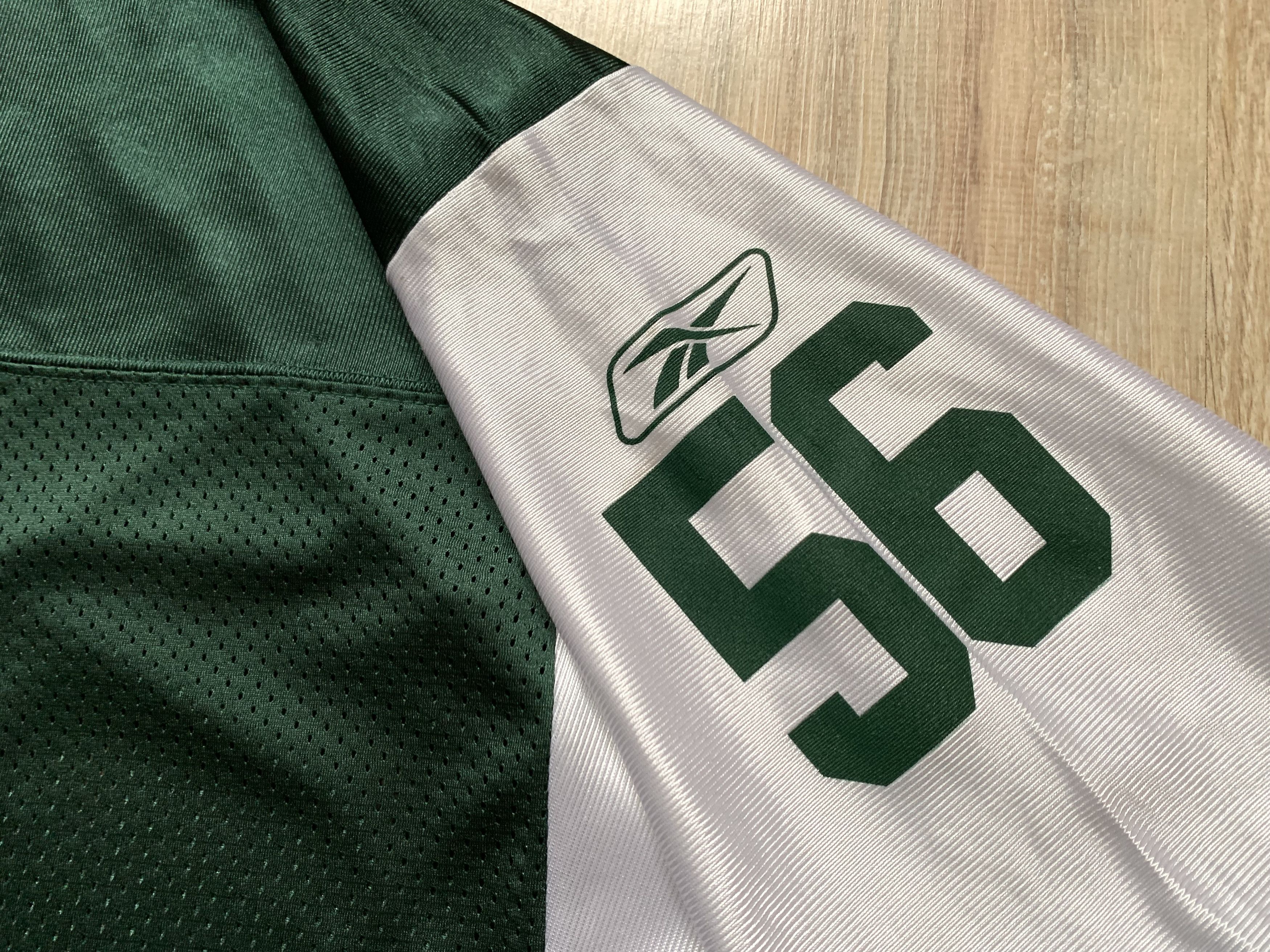 NFL × Reebok × Vintage NFLplayers New York Jets Vernon Gholston #56 Jersey 2008 Size US XL / EU 56 / 4 - 8 Thumbnail