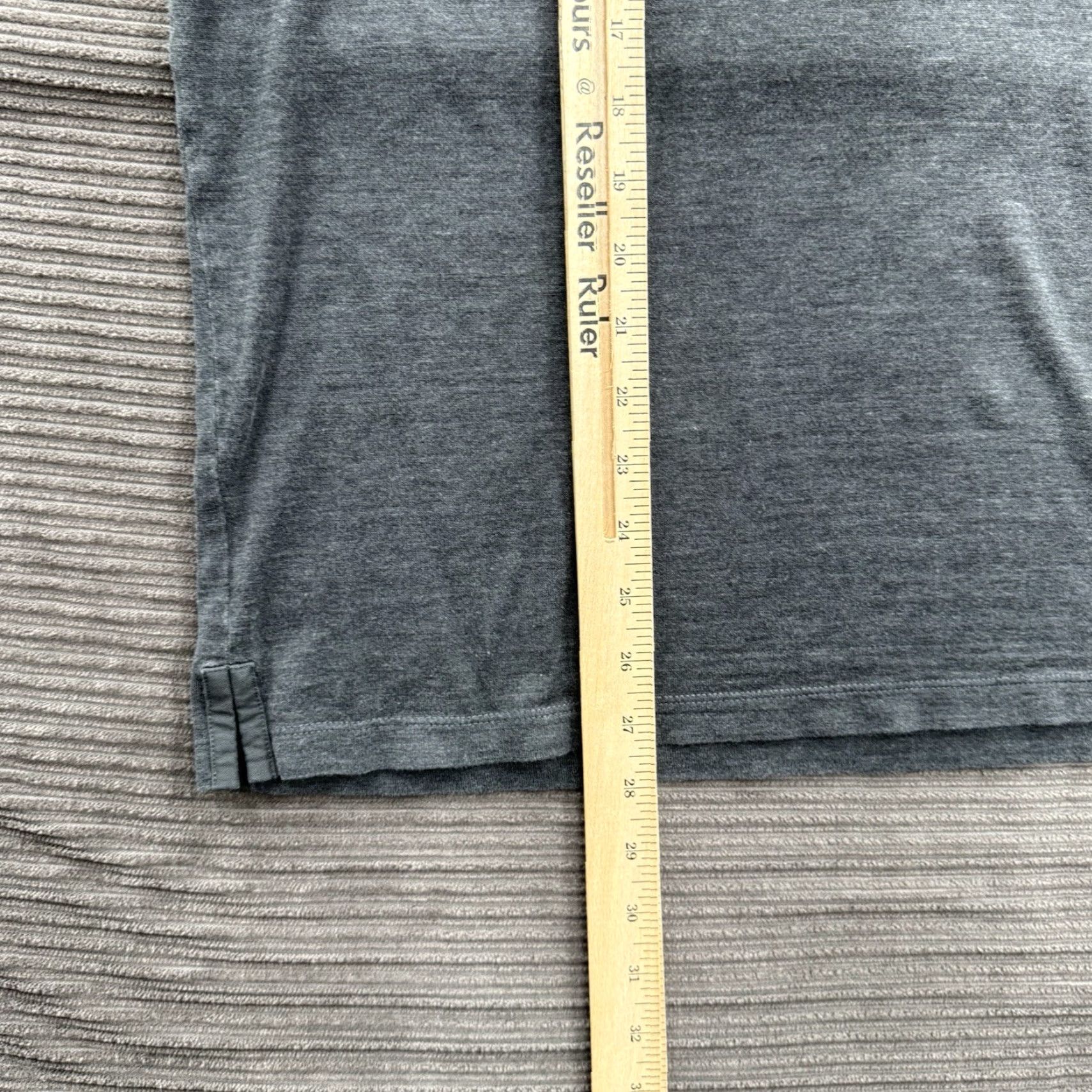 John Varvatos John Varvatos Polo Shirt Men XL Gray Silk Blend Golf Preppy Designer Shirt Short Sleeve Mens Polo Golfing Vintage No Size US XL / EU 56 / 4 - 5 Thumbnail