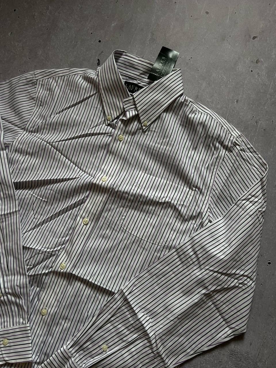 Polo Ralph Lauren Lauren Ralph Lauren men's button-down shirt, size 16 striped Size US L / EU 52-54 / 3 - 2 Thumbnail