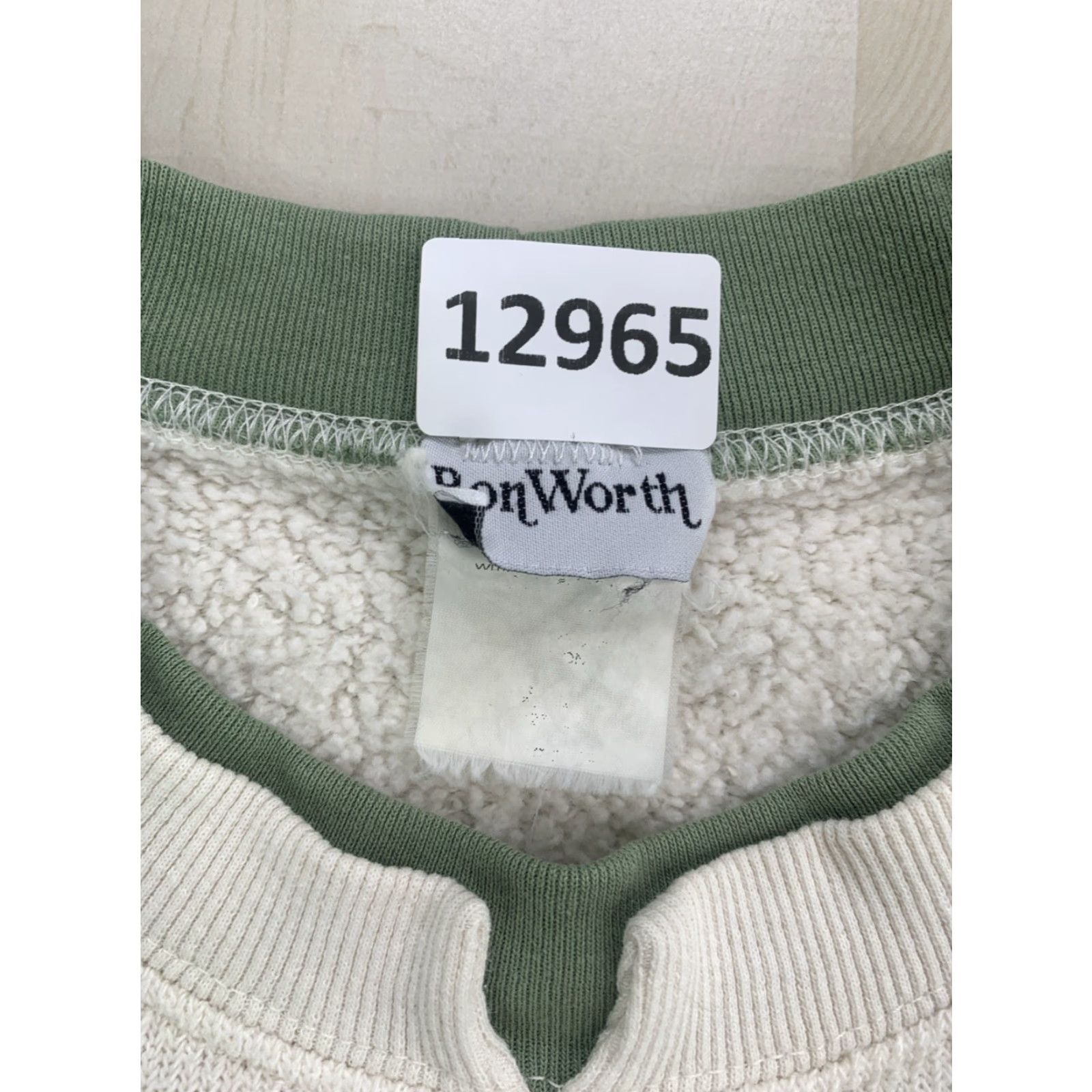 Vintage VINTAGE BonWorth Sweatshirt Cat Embroidered Grandma Collar Large Fall Autumn Knit Ivory Long Sleeve Pullover 90s Womens Size L / US 10 / IT 46 - 7 Thumbnail