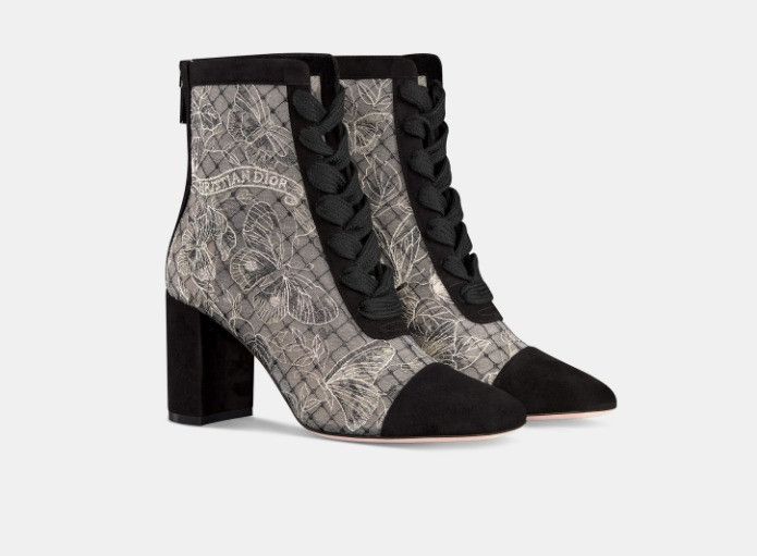 o1w1db11124 Naughtily-D Ankle Boots in Black & Gold