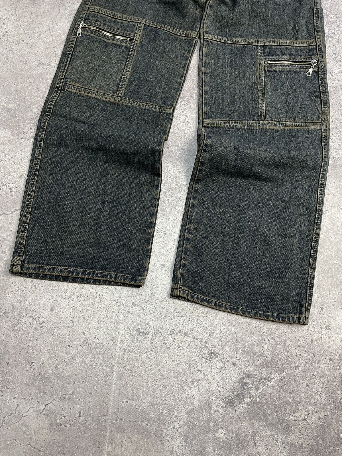 Vintage Vintage Bandage Balenciaga Style 00s Cargo Jeans Pants Size US 31 - 10 Thumbnail