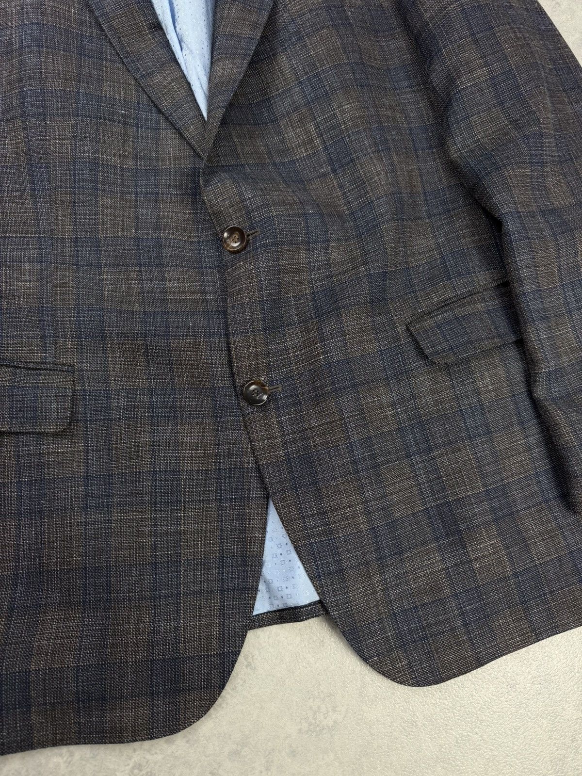 Other Carl Gross Black Line Blazer Loro Piana Wool Silk Linen 46R Size 46R - 4 Thumbnail
