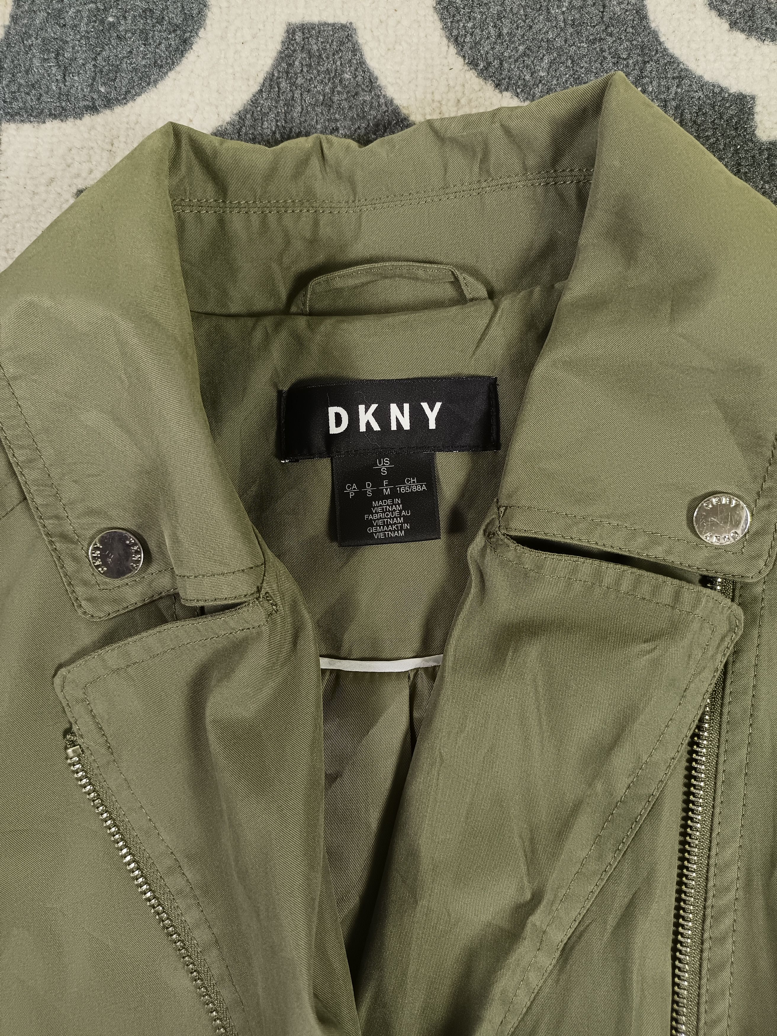 DKNY × Donna Karan Vintage DKNY Donna Karan Fish Tail Parka Jacket Size M / US 6-8 / IT 42-44 - 15 Thumbnail