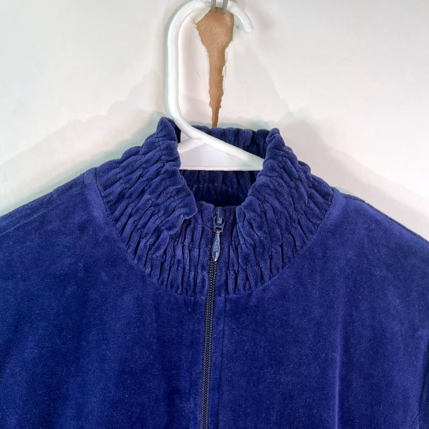 Vintage VINTAGE Kim Rogers Fleece Sweatshirt Jacket Womens Size S Blue Full Zip Pockets Activewear Size S / US 4 / IT 40 - 2 Thumbnail