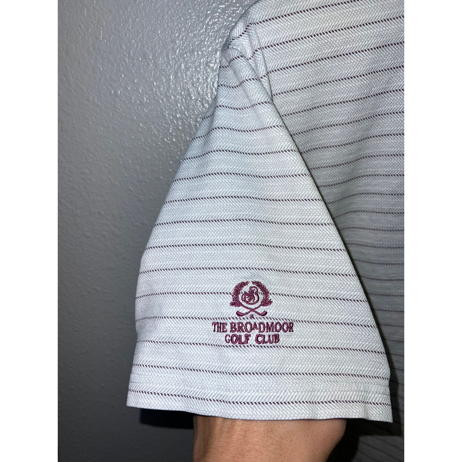 Vintage The Broadmoor Golf Polo Shirt Club Carnoustie Stained Large Size US L / EU 52-54 / 3 - 7 Thumbnail