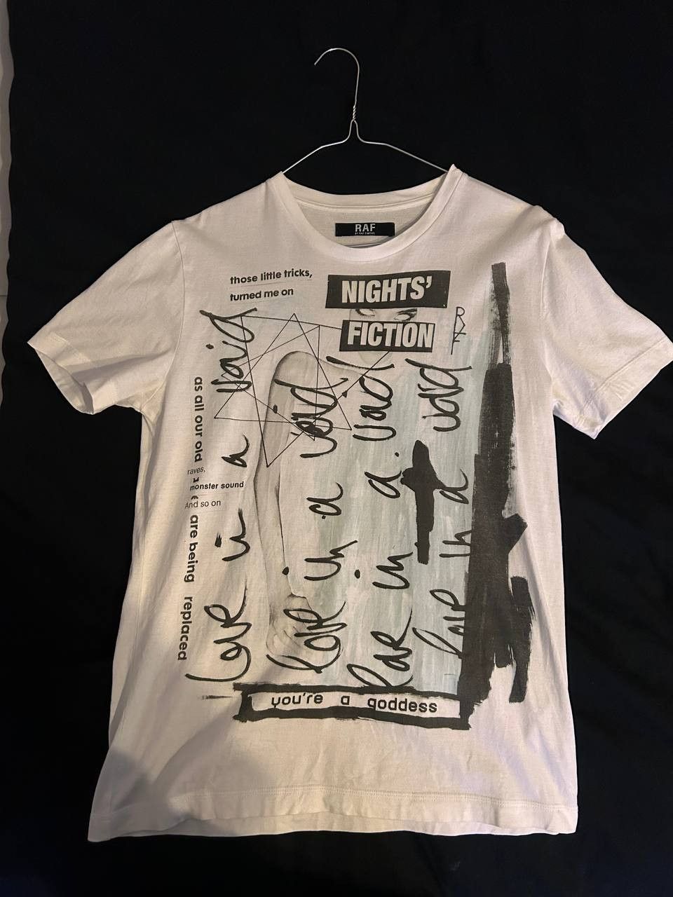 Raf by Raf Simons RAF by Raf Simons Nights' Fiction Tee Size US S / EU 44-46 / 1 - 1 Thumbnail
