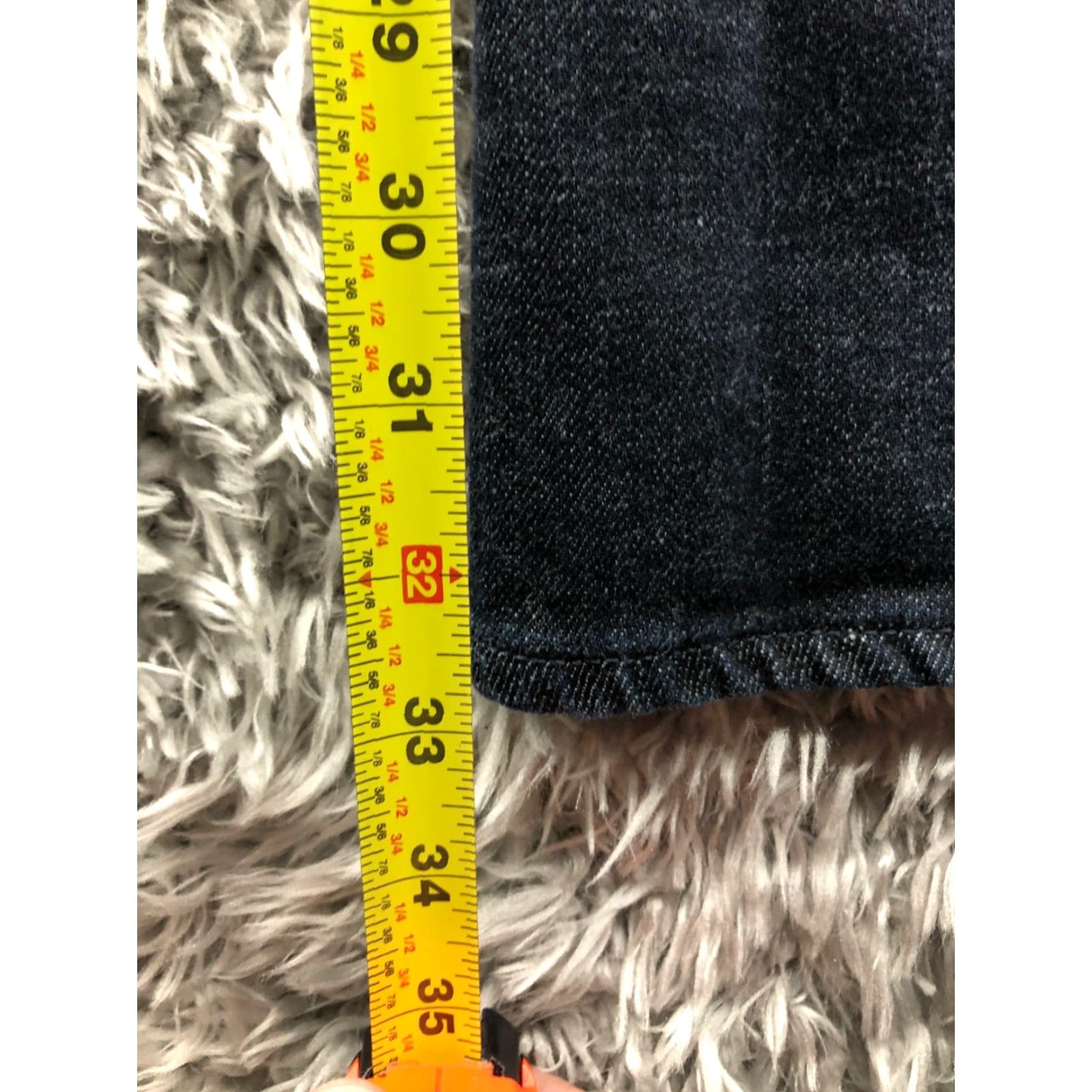 Express Express Stella Jeans Boot 21 Womens Low Rise Dark Blue Denim Size 42" / US 20 - 3 Thumbnail