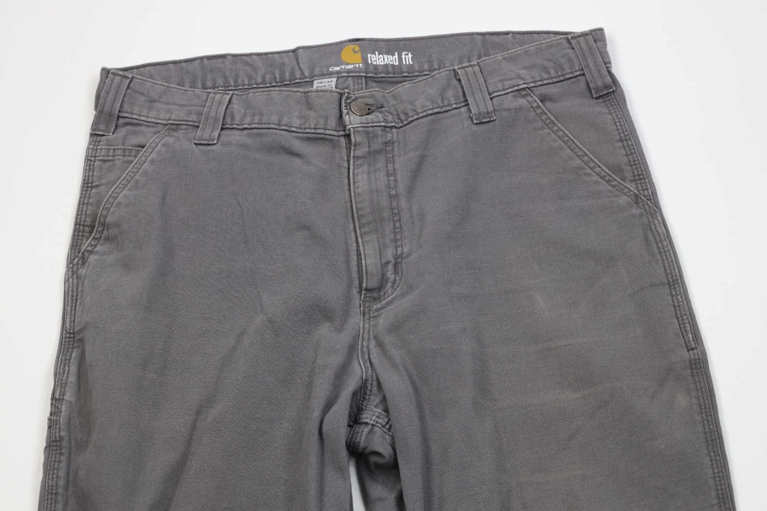 Carhartt Vintage Y2K Carhartt Fit Canvas Wide Leg Dungaree Pants Size US 38 / EU 54 - 2 Thumbnail