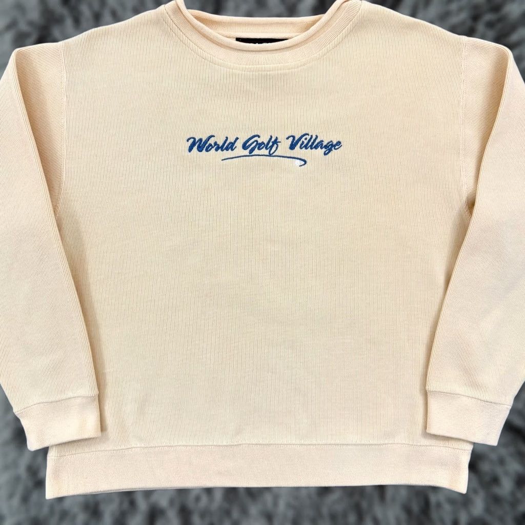 PGA Tour VINTAGE PGA TOUR Sweater Women M Yellow Pullover Casual Long Sleeve Golf Village Size M / US 6-8 / IT 42-44 - 1 Thumbnail