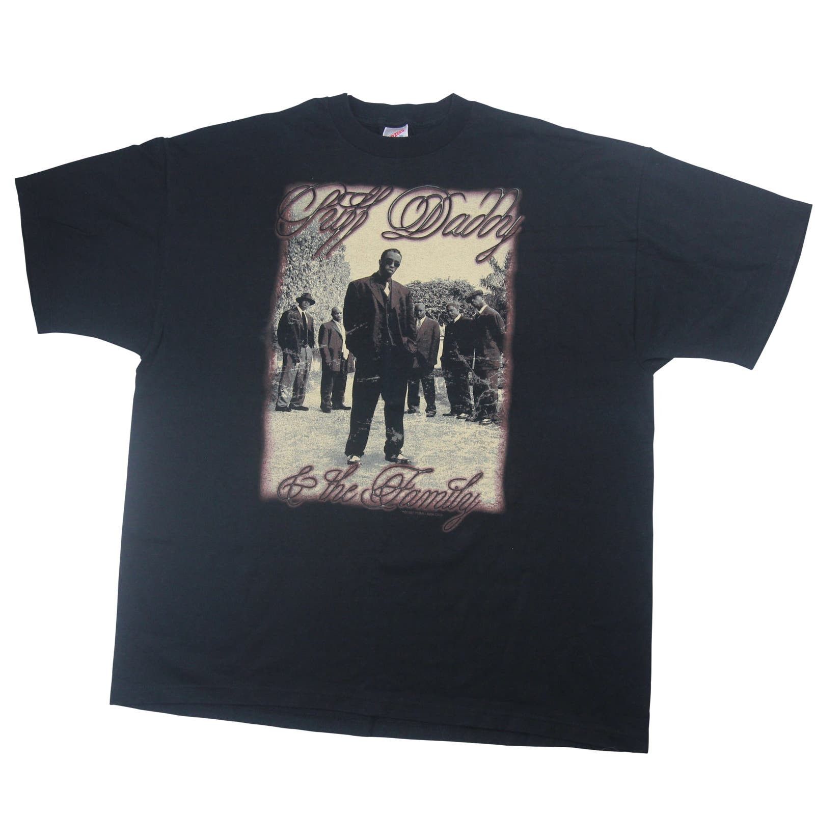 image of Band Tees x Rap Tees Vintage 1997 Puffy Daddy No Way Out World Tour T Shirt in Black (Size 2XL)