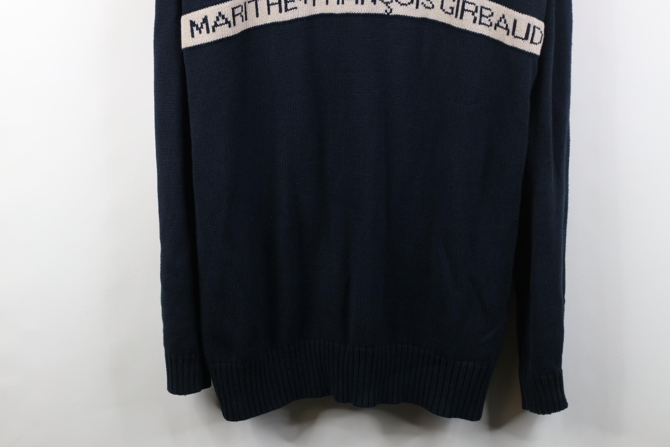 Marithe + Francois Girbaud Deadstock Vintage 90s Marithe Francois Girbaud Sweater Blue Size US XXL / EU 58 / 5 - 3 Thumbnail