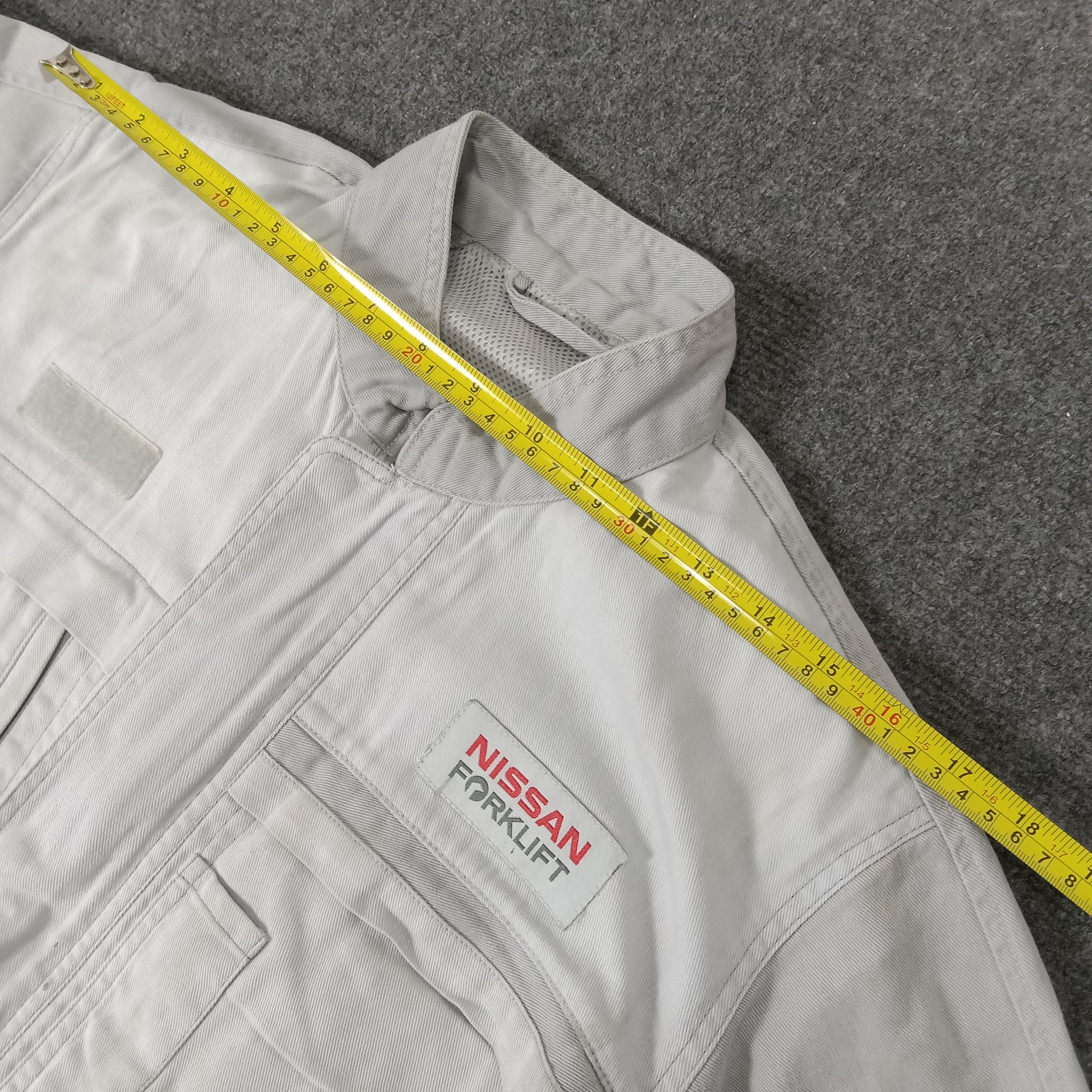 Japanese Brand × Vintage Nissan Forklift Japanese Worker Coverall Jacket Size US M / EU 48-50 / 2 - 12 Thumbnail