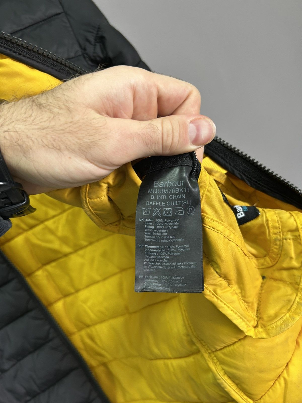 Barbour Barbour International Fibredown Jacket Quilted Chain Jacket Size US S / EU 44-46 / 1 - 13 Thumbnail