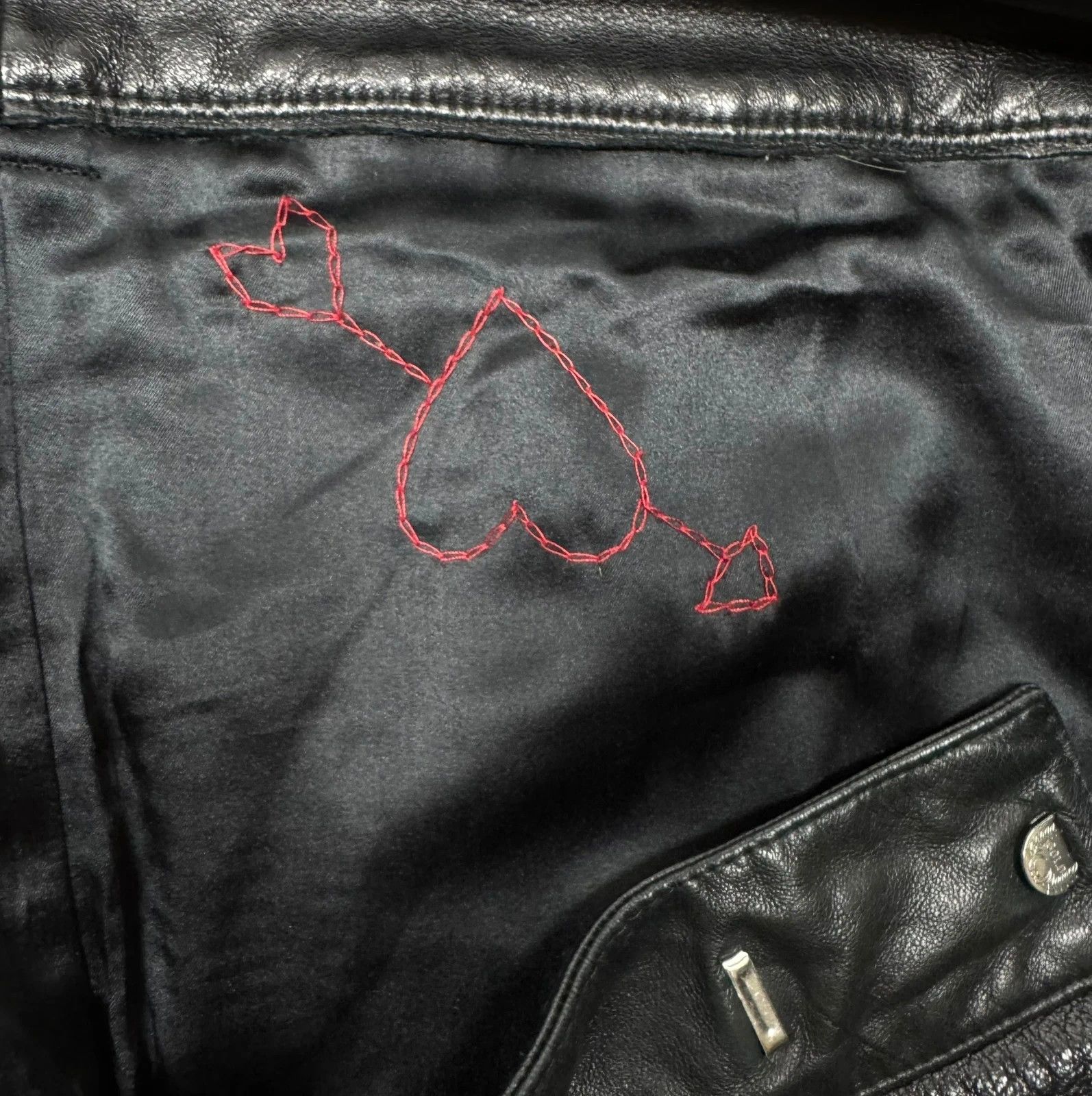 Other Genuine Leather Heart Pants Low Rise size M Size 28" / US 6 / IT 42 - 12 Thumbnail