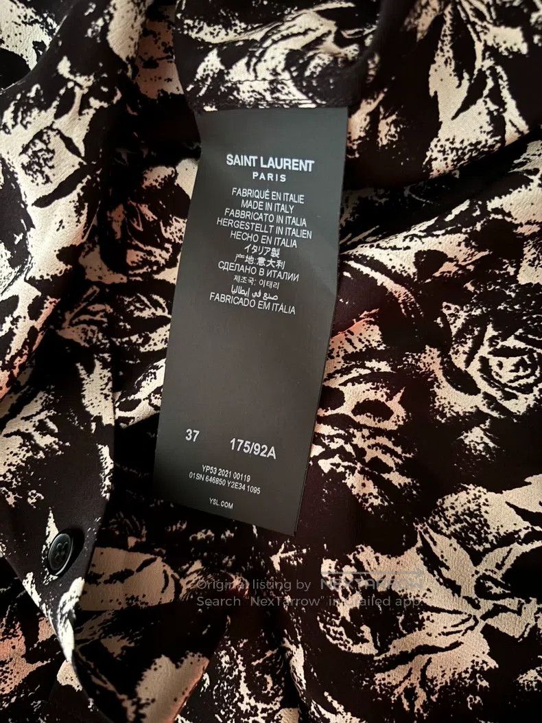 Saint Laurent Paris Saint Laurent Paris size 37 Rose Shirt Size US S / EU 44-46 / 1 - 5 Thumbnail