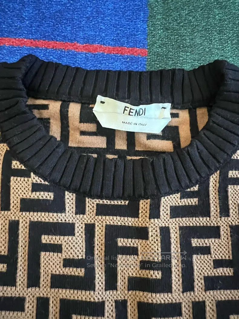 Fendi Fendi Monogram Knit Cardigan Size XXS / US 00 / IT 34 - 3 Thumbnail