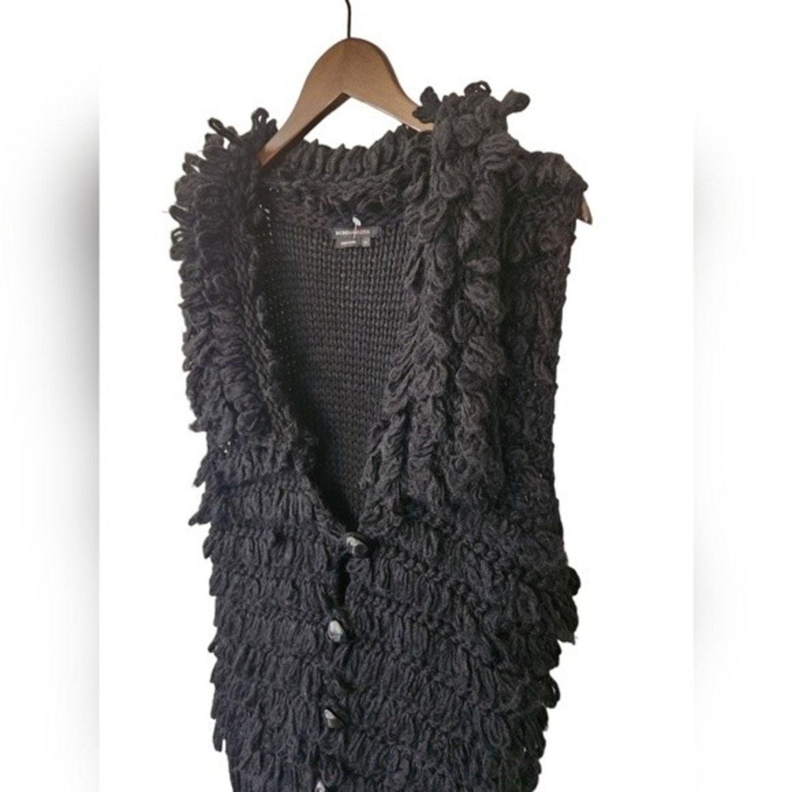 Bcbgmaxazria BcBg MaxAzria Fuzzy Sweater Vest Medium Size M / US 6-8 / IT 42-44 - 5 Thumbnail