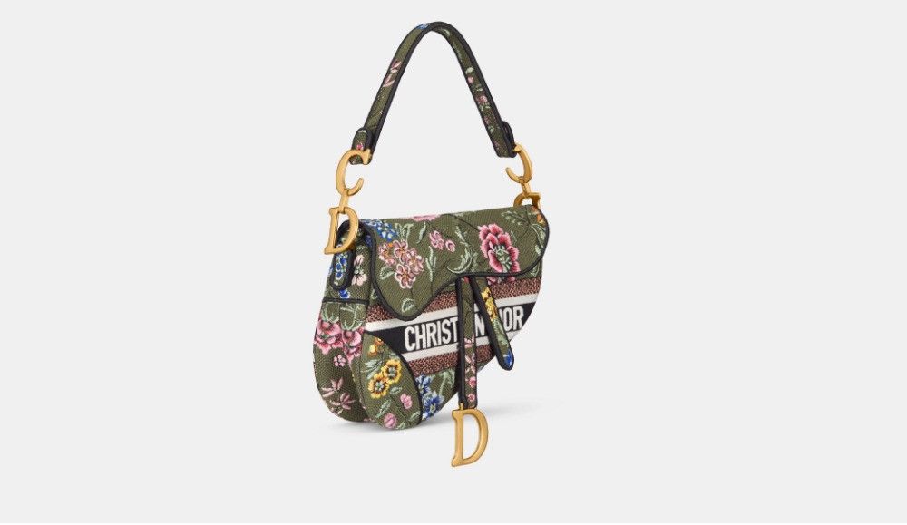 image of Dior O1W1Db10324 Saddle Bags In Green, Women's