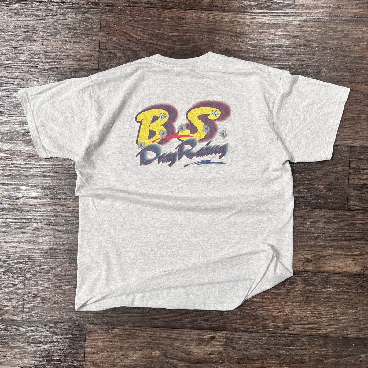 Gilded Age Vintage 2000s B.S Drag racing grime tshirt Size US L / EU 52-54 / 3 - 1 Thumbnail