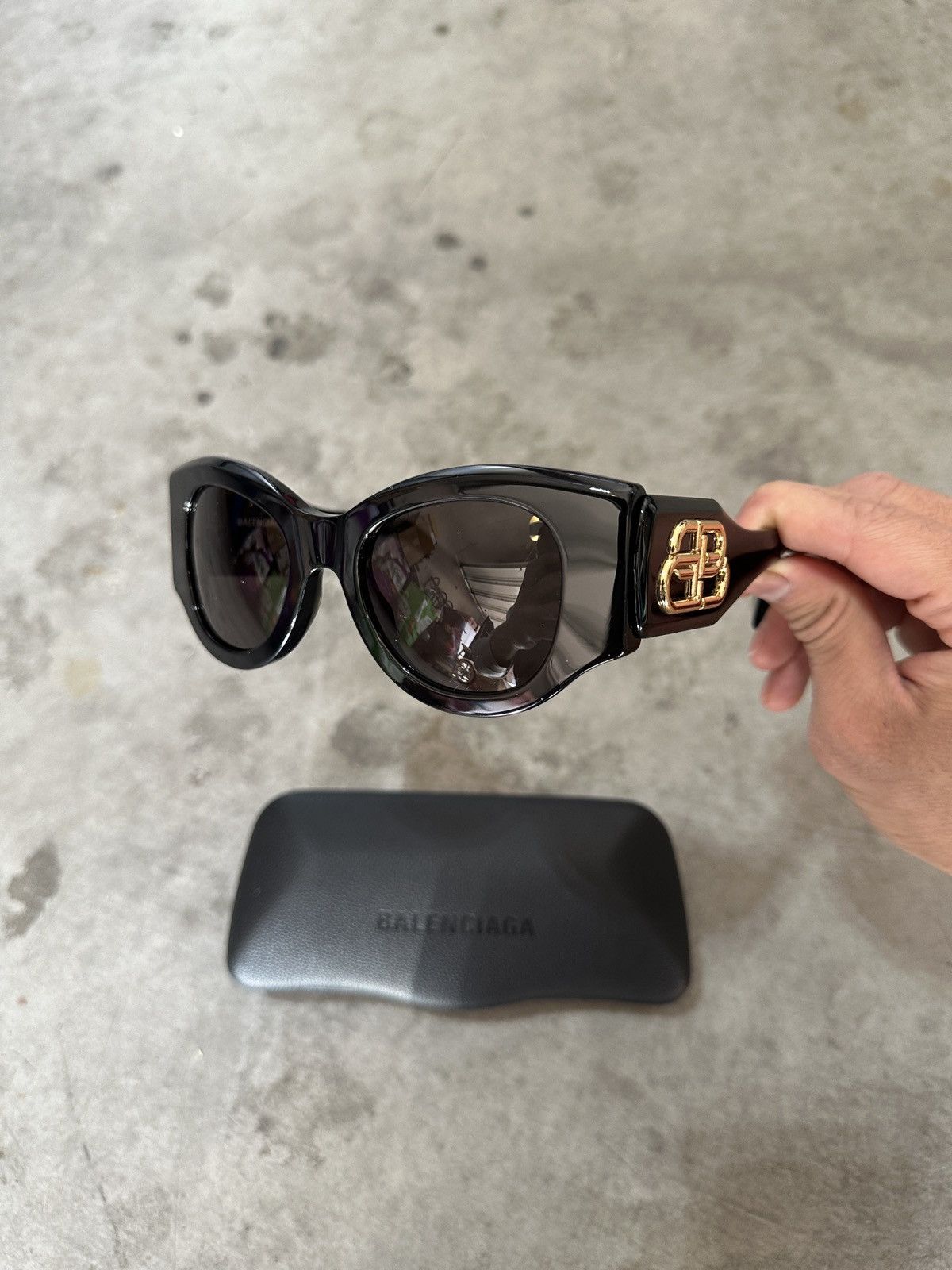 Balenciaga Balenciaga BB0070S Round Glasses Size ONE SIZE - 1 Thumbnail