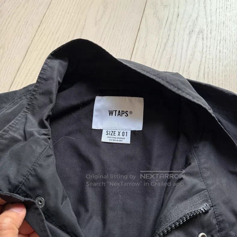 Wtaps Wtaps Black Four-Pocket Cargo Jacket Size US S / EU 44-46 / 1 - 4 Thumbnail