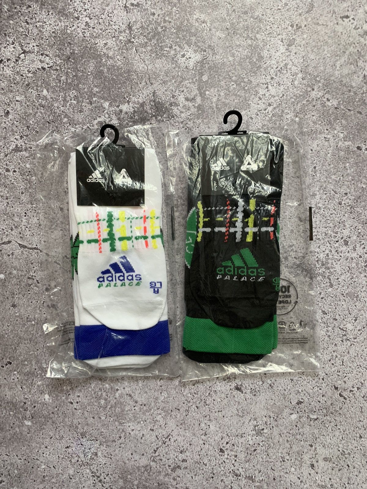 Adidas × Palace Adidas x Palace Long Socks Black Deadstock Size ONE SIZE - 2 Thumbnail