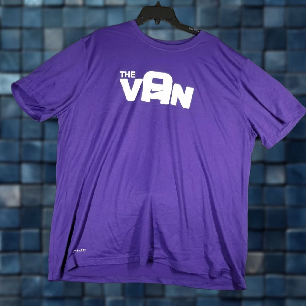 Nike Nike Shirt Mens 2XL Purple Limited Employee Issue The Van Swoosh RARE NWOT Size US XXL / EU 58 / 5 - 1 Thumbnail