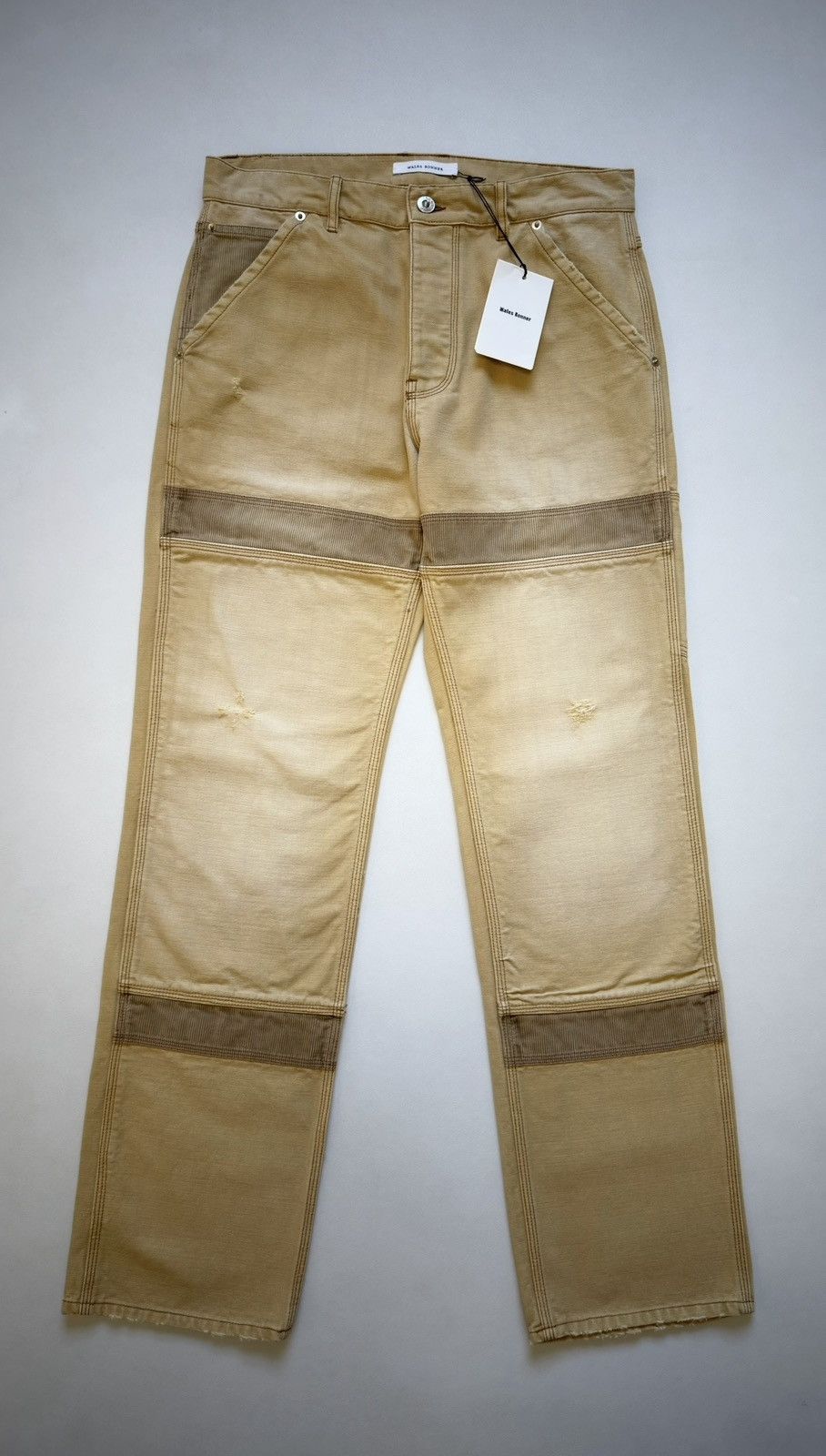 Wales Bonner Sand ‘Heavy Slub Canvas’ Sierra Pants Size US 34 / EU 50 - 16 Thumbnail