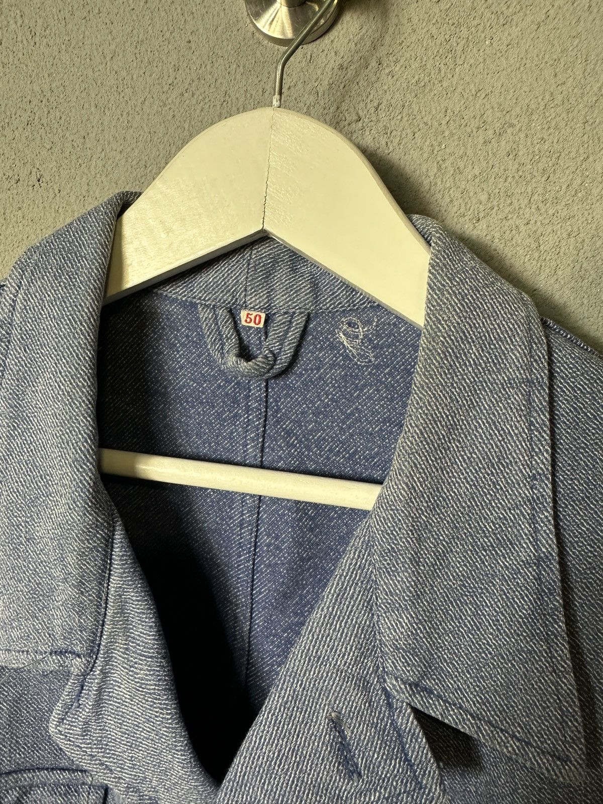 Le Laboureur × Vintage 80s Vintage Work Sanfor Jacket Size US M / EU 48-50 / 2 - 5 Thumbnail