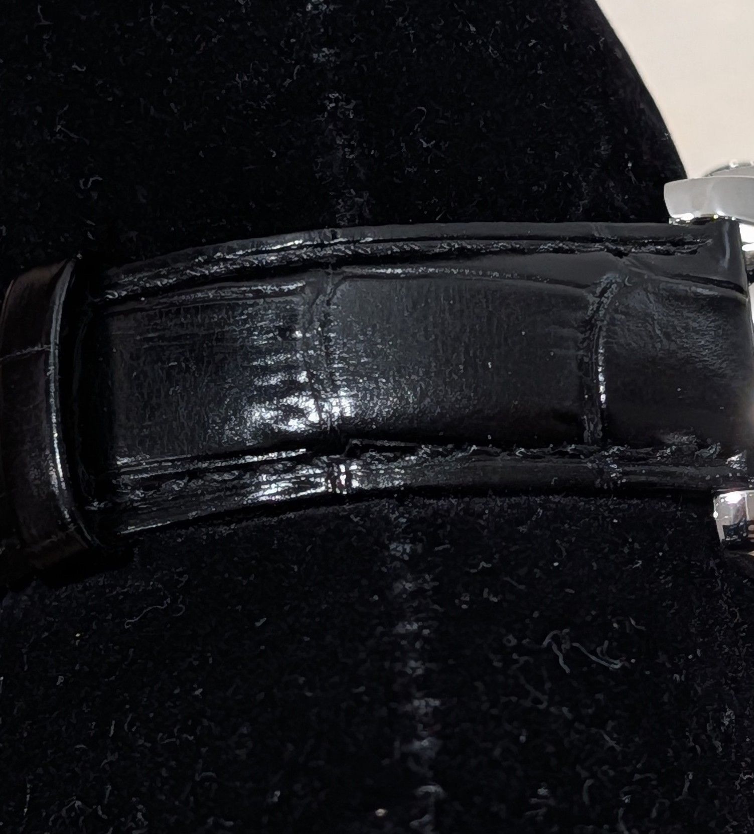 Versace VERSACE Icon Leather Strap Watch Black/Stainless Steel 42mm Size ONE SIZE - 3 Thumbnail