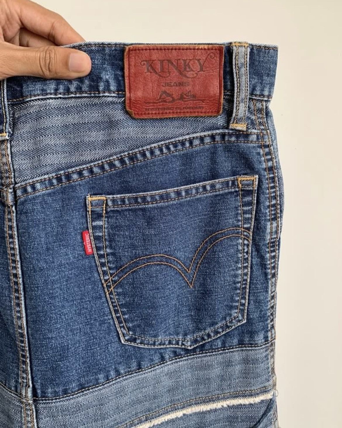 Designer × Hysteric Glamour × Vintage Vintage Kinky Denim Skirt Hysteric Glamour Size 31" - 5 Thumbnail