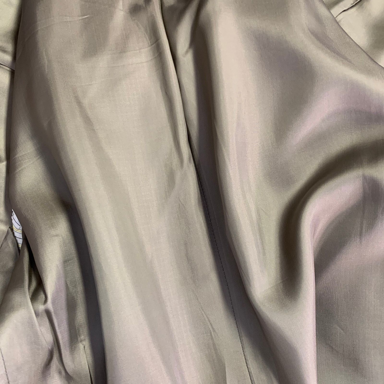 Corneliani Regular Black White Grid Silk Virgin Wool Notch Lapel Coat Size 46R - 9 Thumbnail