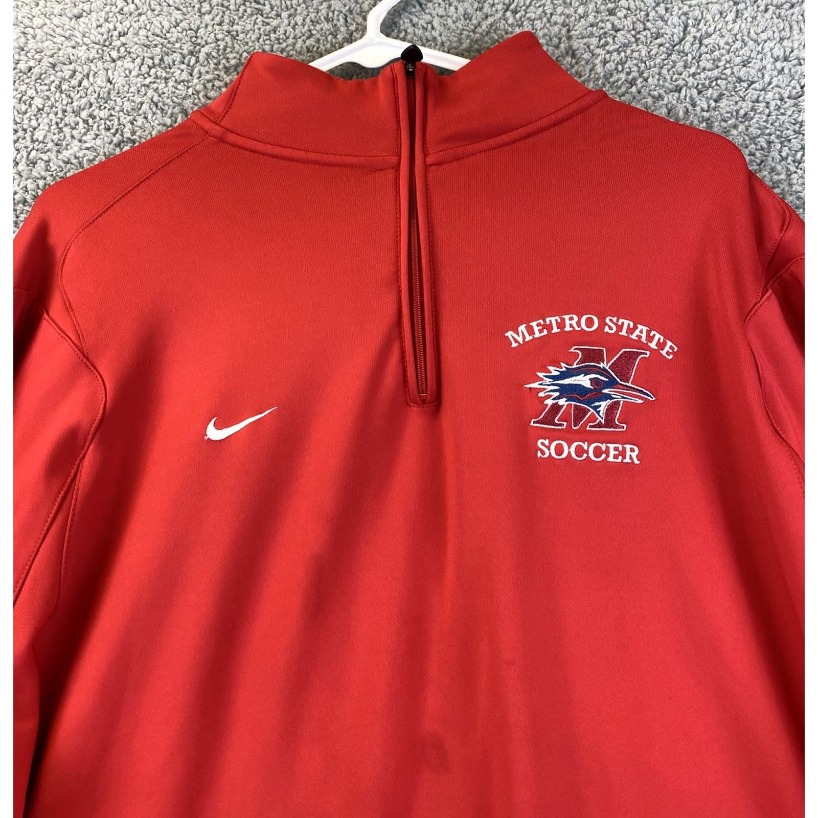 Nike Nike Sweatshirt Men’s 2XL Red 1/4 Zip Therma Golf Pullover Logo Dri-Fit Fleece Size US XXL / EU 58 / 5 - 5 Thumbnail