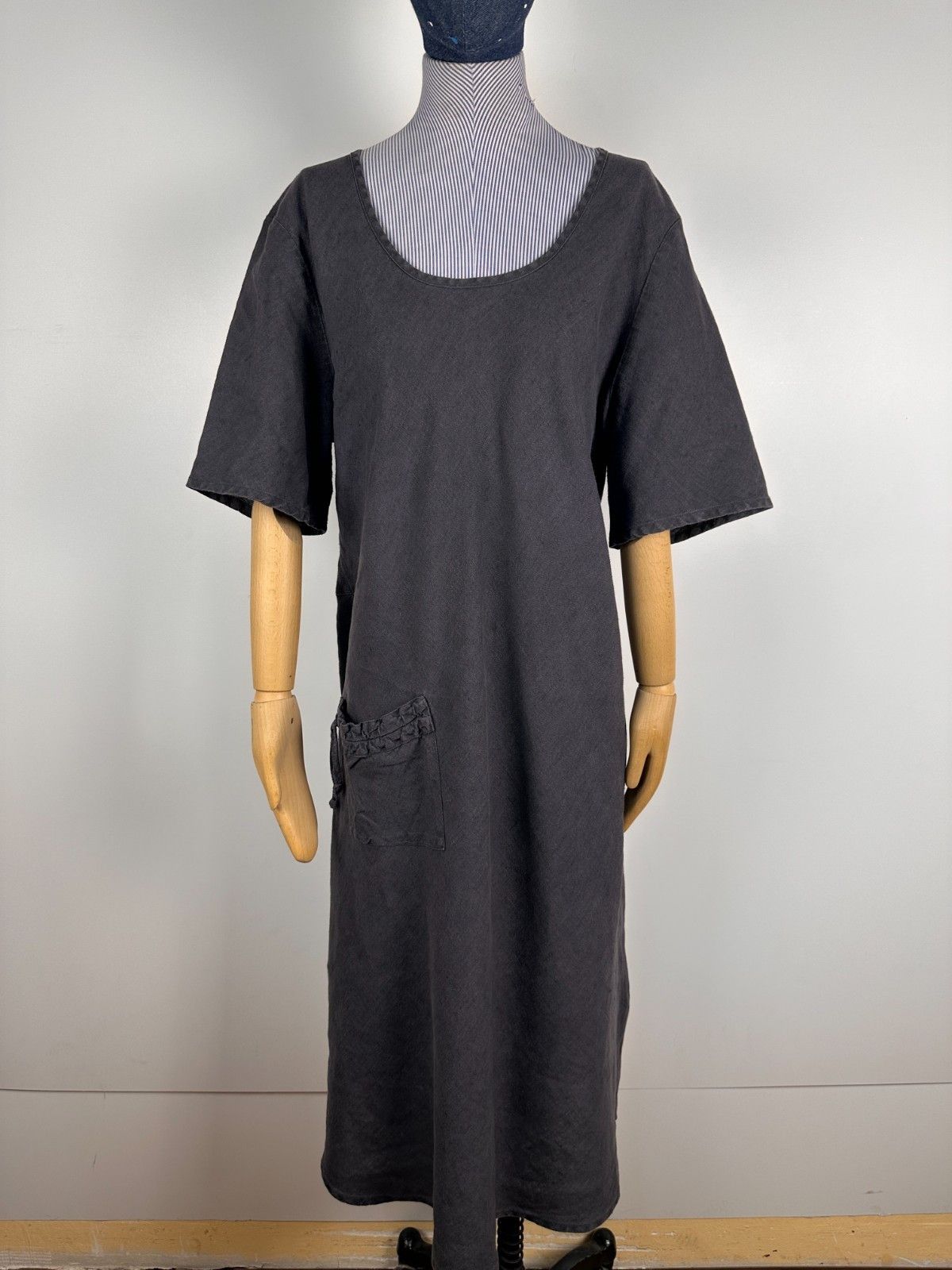 FLAX Flax GreyLinen Market Dress Long Size L Size L / US 10 / IT 46 - 1 Thumbnail