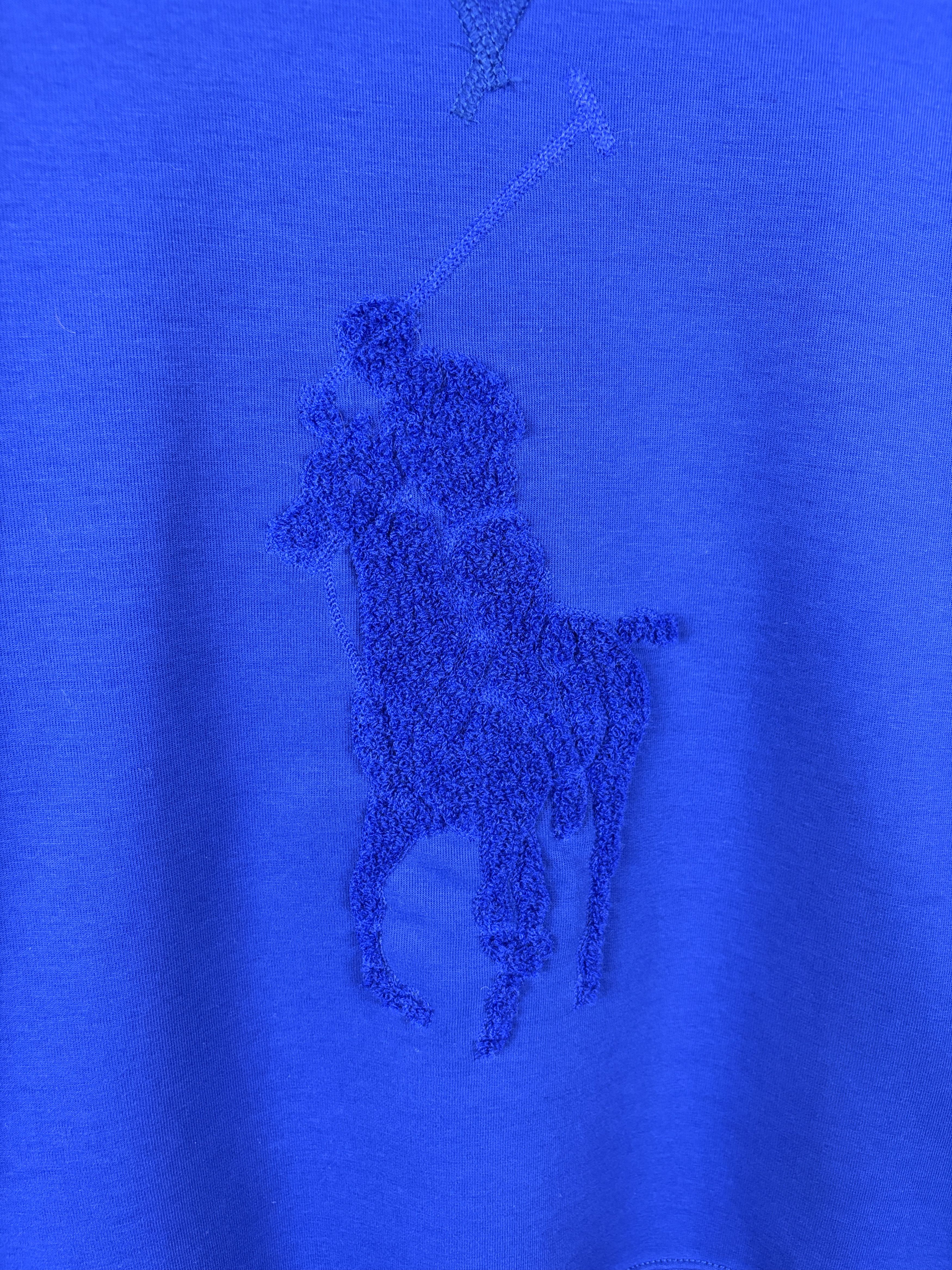 Polo Ralph Lauren Polo Ralph Lauren Big Logo Blue Sweatshirt Pullover Size M Size M / US 6-8 / IT 42-44 - 4 Thumbnail