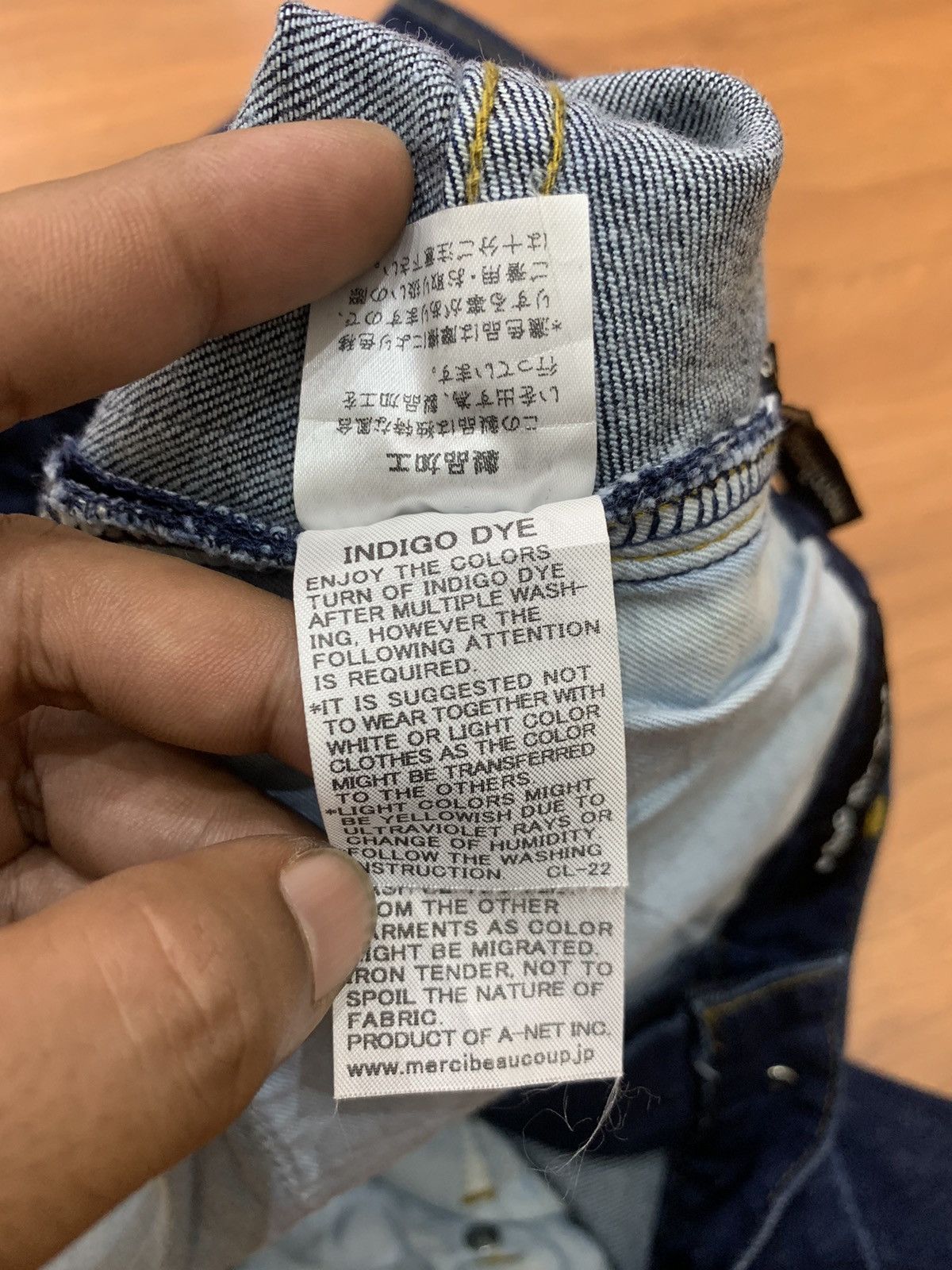 Issey Miyake × mercibeaucoup mercibeaucoup drop crotch indigo dye denim Size US 28 / EU 44 - 14 Thumbnail