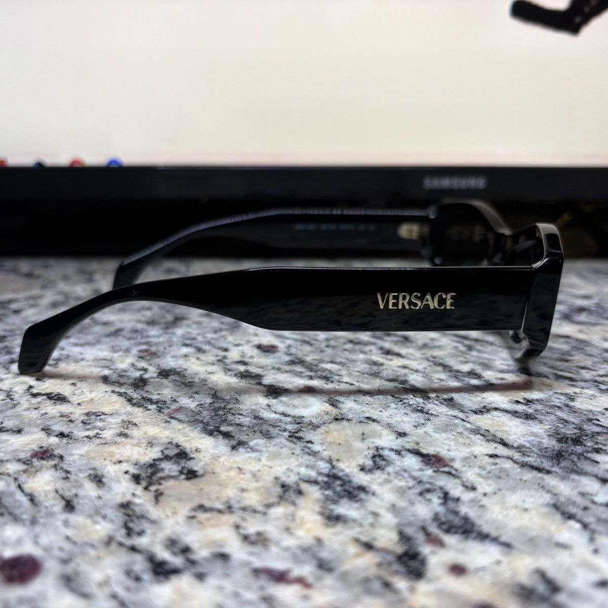 Versace Versace VE4487 Sunglasses Black Polarized Made in Italy Size ONE SIZE - 2 Thumbnail