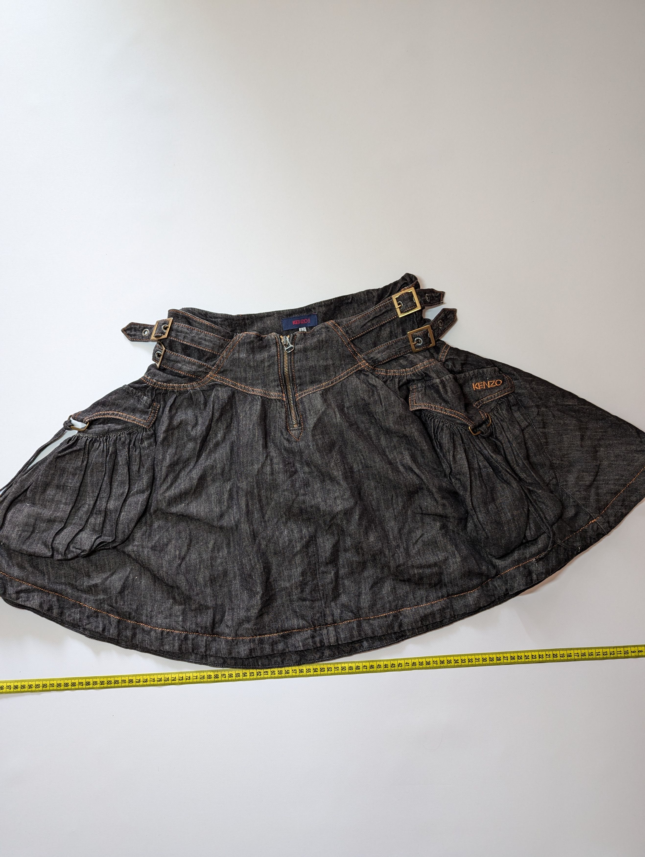 Kenzo Kenzo Jeans Avantgarde style Skirt Pockets Size 30" / US 8 / IT 44 - 13 Thumbnail