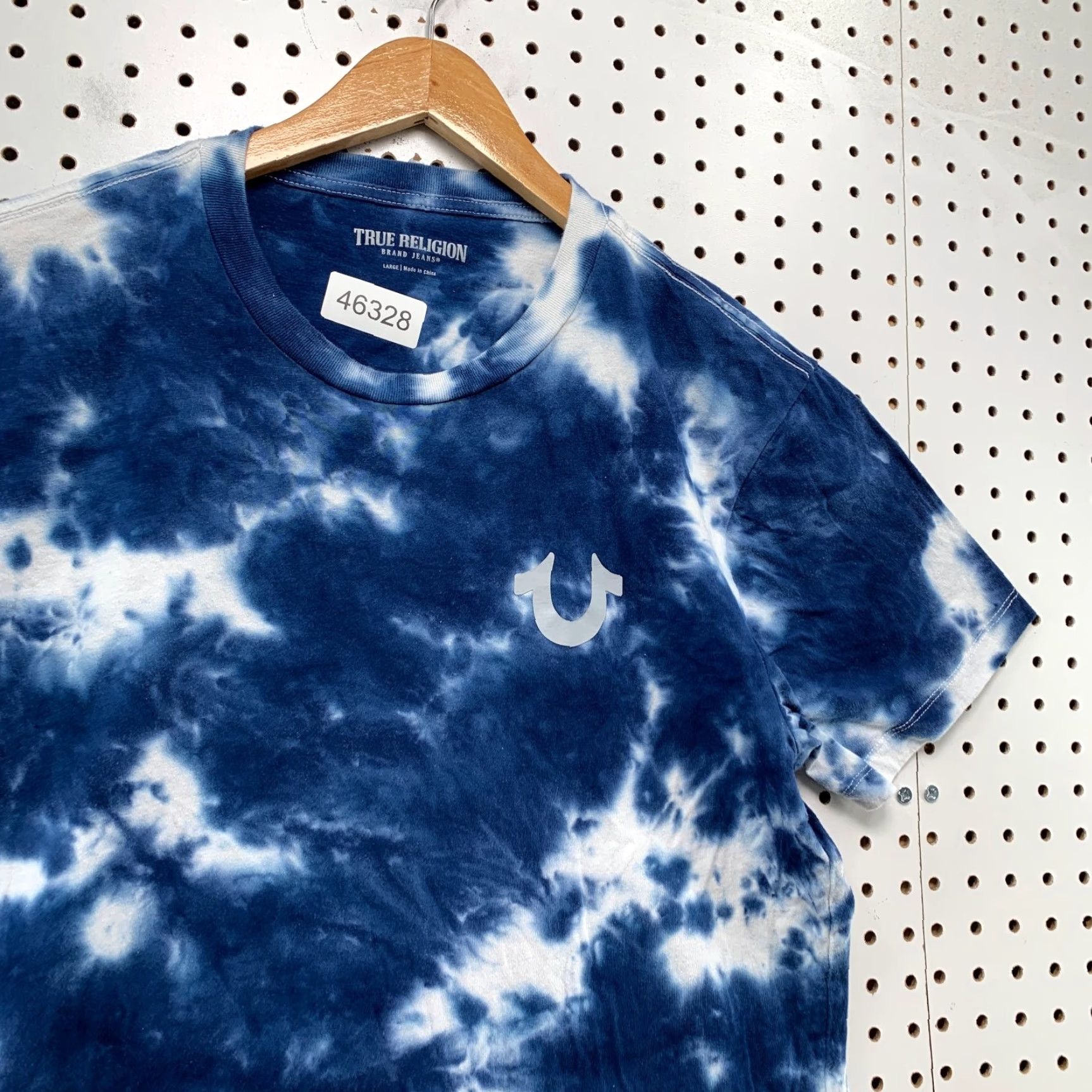 True Religion VINTAGE? (No) True Religion Shirt Mens Large Blue Tie Dye Hip Hop Logo Graphic Print T-Shirt Short Sleeve Crew Neck Cotton 2020-2029 Size US M / EU 48-50 / 2 - 5 Thumbnail