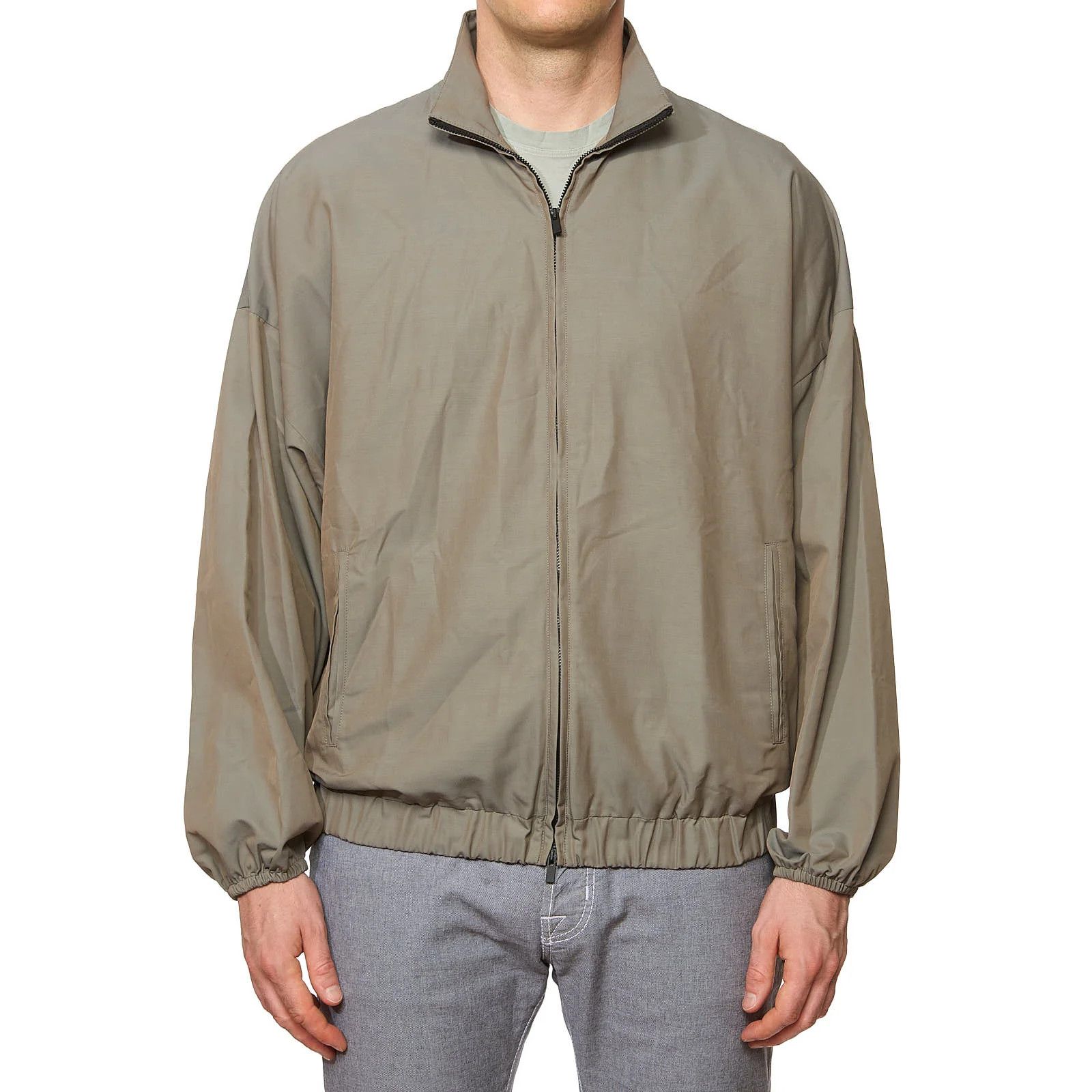 Fear of God FEAR OF GOD "Eternal" Gray Dusty Concrete Zip Track Jacket Size US L / EU 52-54 / 3 - 1 Thumbnail