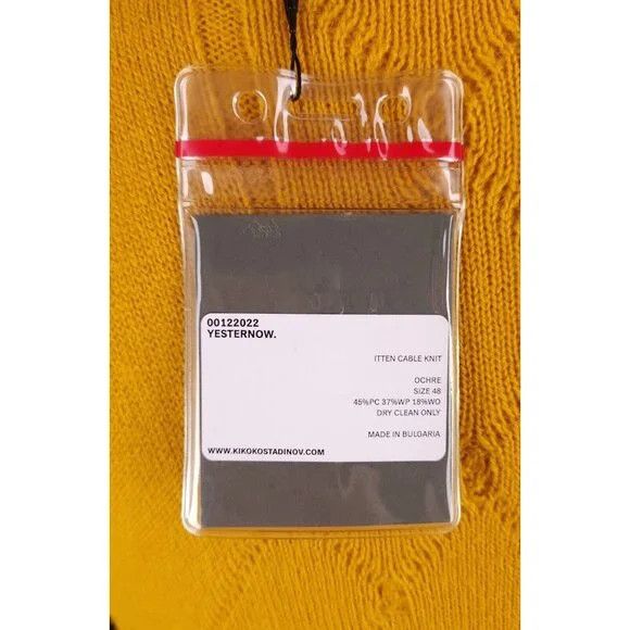 Kiko Kostadinov Kiko Kostadinov Itten Cable Knit Size 48 M Mens NWT Size US S / EU 44-46 / 1 - 10 Thumbnail