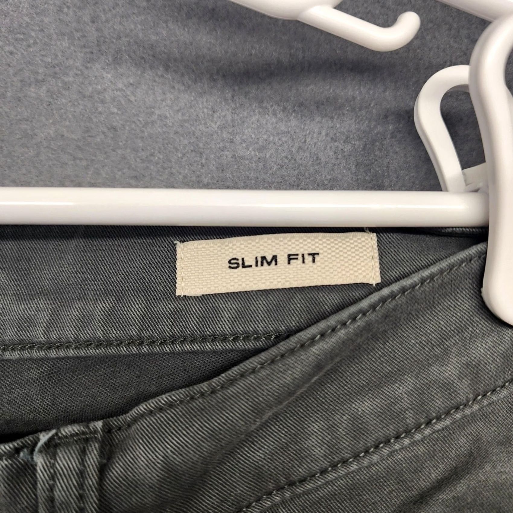 Flint And Tinder Flint and Tinder Pants Mens Slim Gray 5 Pocket Stretch Cotton Twill 36x36 Straight/Regular Size 36 Size US 36 / EU 52 - 4 Thumbnail