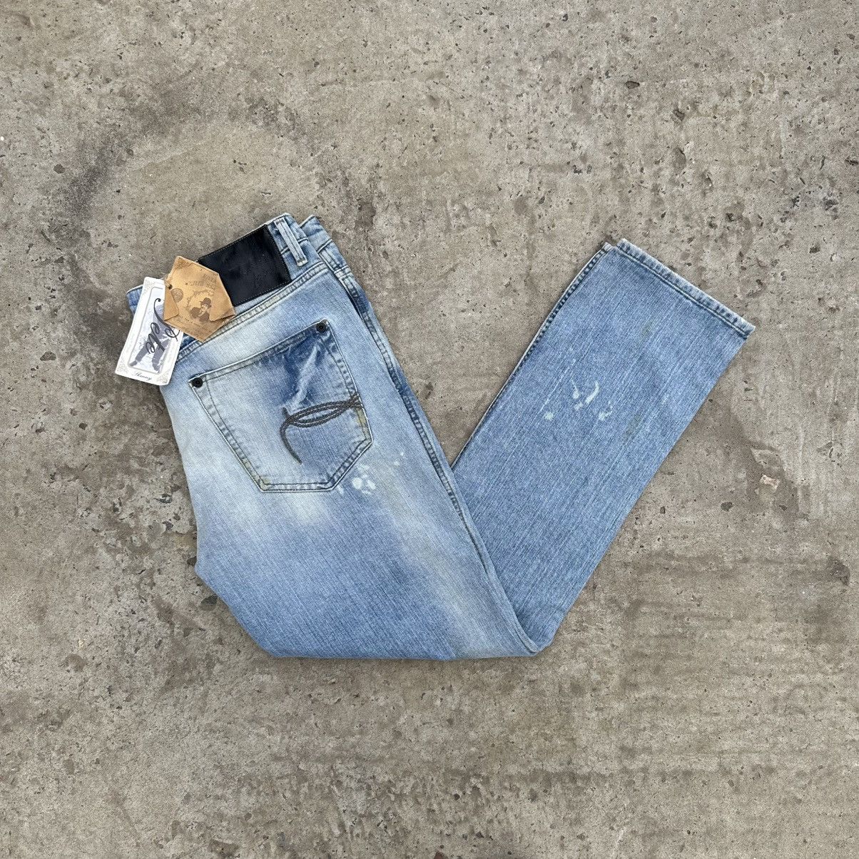 20471120 × Japanese Brand × Le Grande Bleu (L.G.B.) Vintage Japanese Style Jeans W36xL32 Skinny Rap Baggy Y2K Size US 36 / EU 52 - 3 Thumbnail