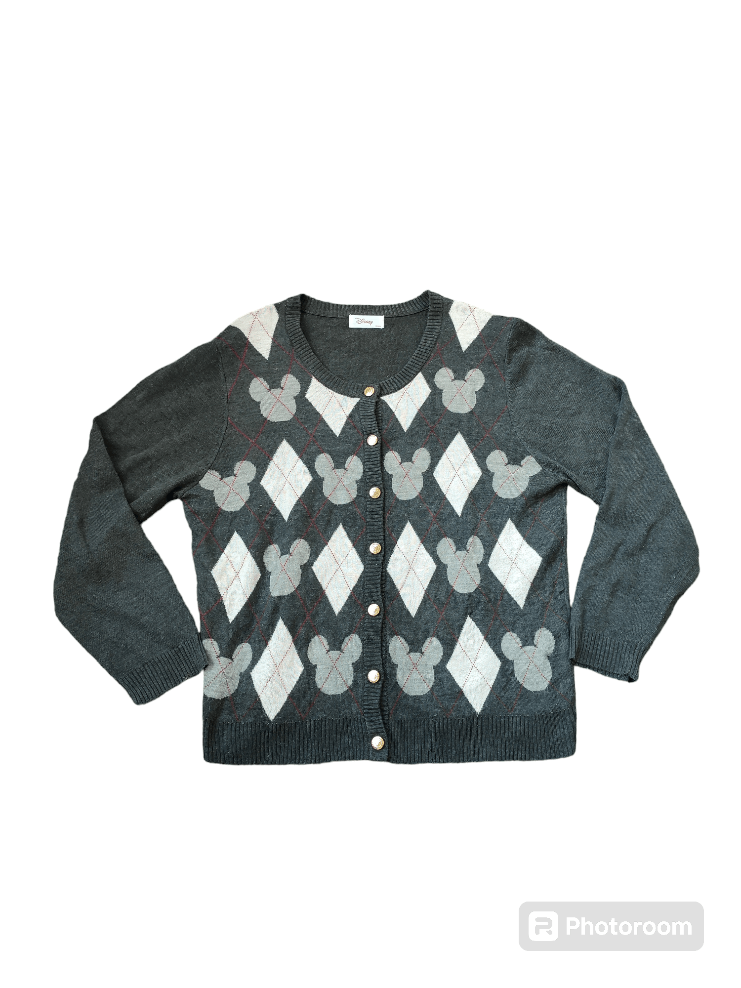 Disney VINTAGE MICKEY MOUSE CARDIGAN KNITWEAR Size US M / EU 48-50 / 2 - 1 Thumbnail