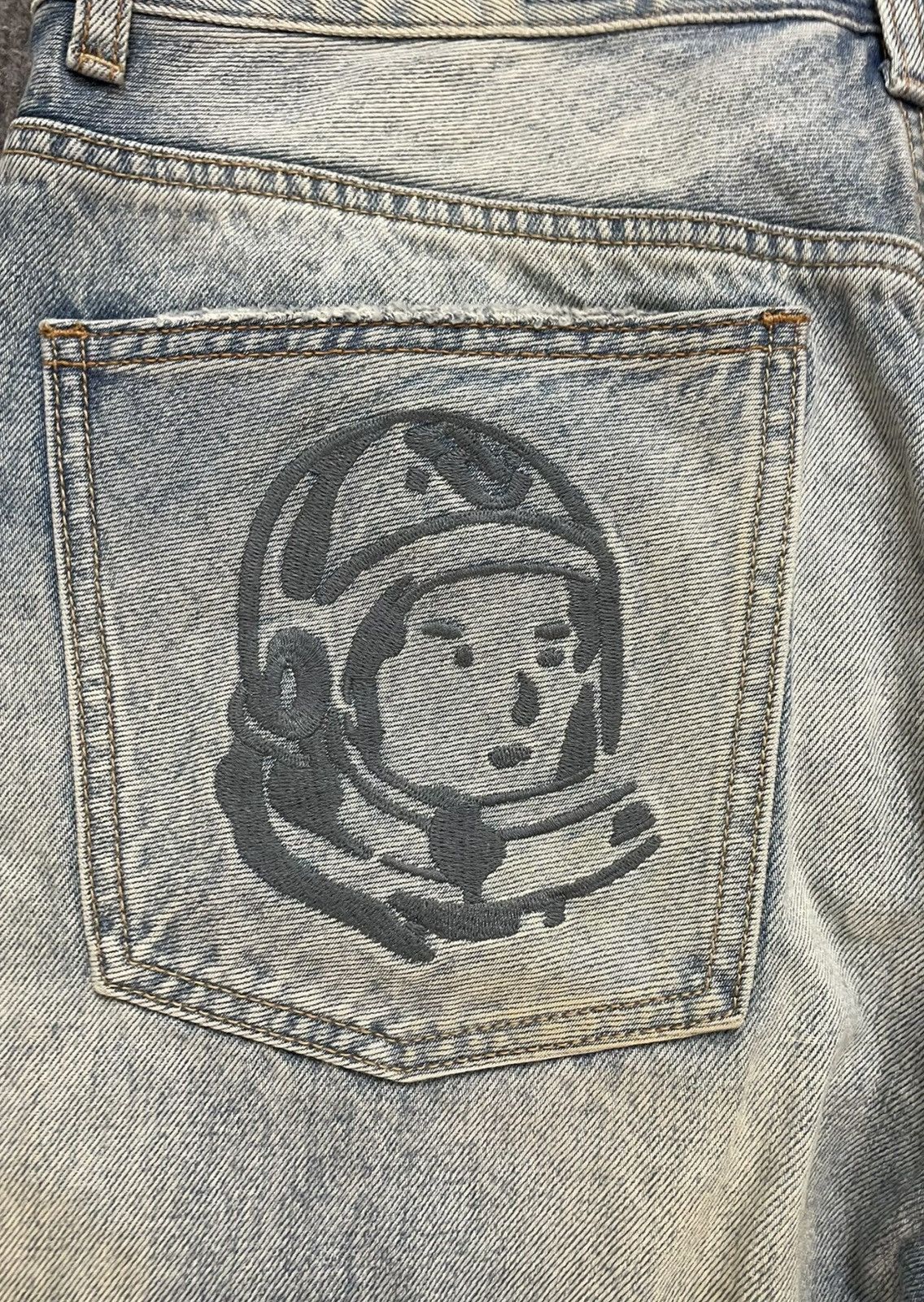 Billionaire Boys Club BBC Distressed Embroidered Loose-Fit Jeans Size US 32 / EU 48 - 6 Thumbnail